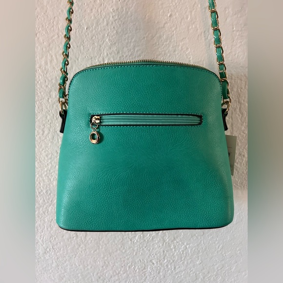 Fashion Emblem Messenger Turquoise Bag - Picture 5 of 8